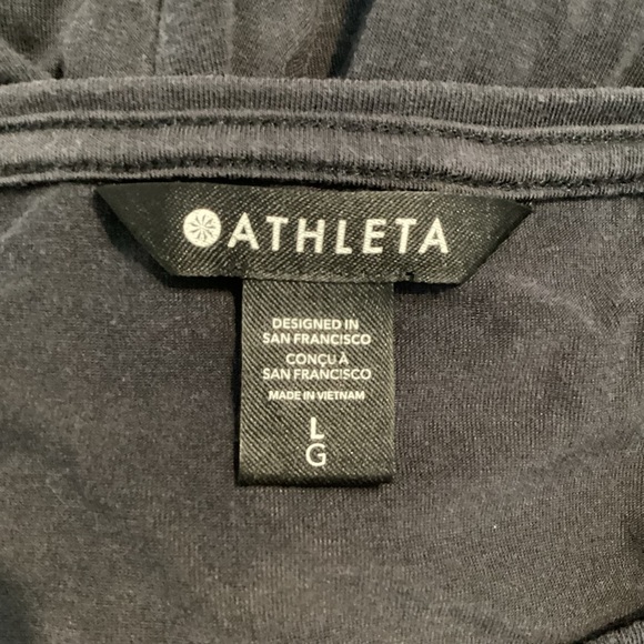 Athleta All Around Ruched Top Size L Blue - Picture 6 of 7
